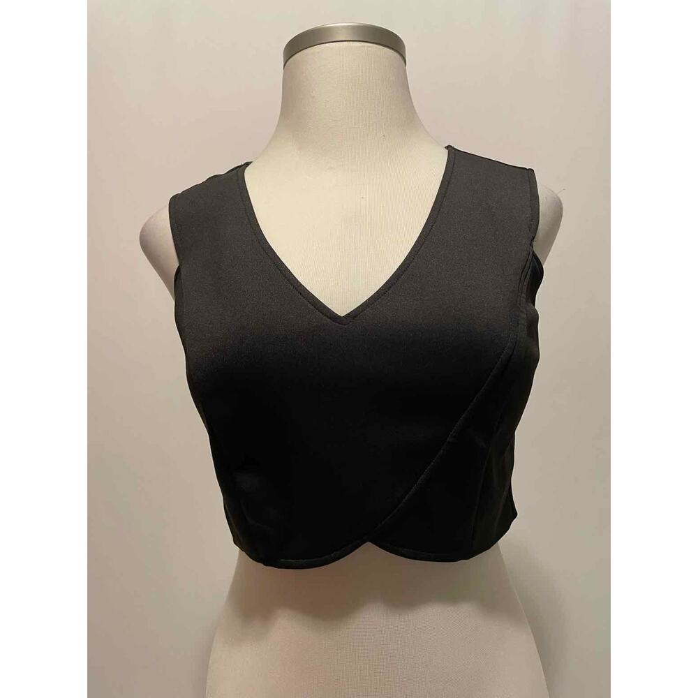 Size 14 Eloquii Black‎ Casual Top